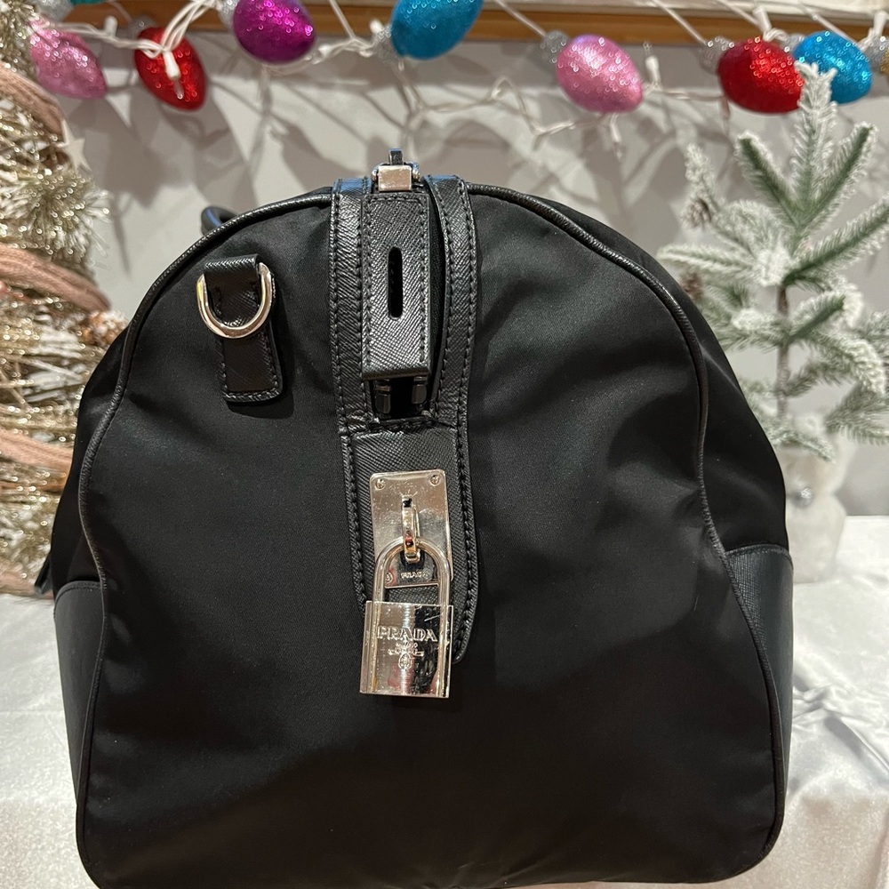 Prada Black Duffel Bag for Men - Picture 14 of 16